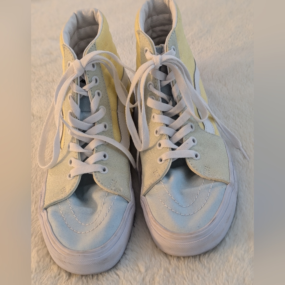 Like New: Vans SK8-Hi Pastels Women 8.5/Men's 7